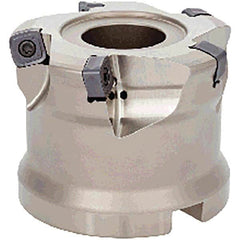Tungaloy - 4" Cut Diam, 1-1/2" Arbor Hole, Indexable High-Feed Face Mill - Apex Tool & Supply