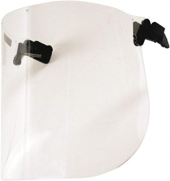 3M - Polycarbonate Face Shield - 6-3/4 Inch High x 13-1/2 Inch Wide x 0.13 Inch Thick, Shade 10, Compatible with 3M Peltor Hard Hat Adapter P3EV/2 and 3M Peltor Cap-Mounted Earmuff - Apex Tool & Supply