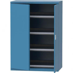 LISTA - 84 Compartment Bright Blue Steel Modular Storage Cabinet - Apex Tool & Supply