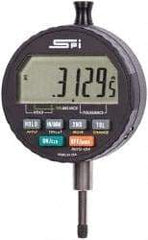 SPI - 0 to 4" Range, 0.001" Graduation, Electronic Drop Indicator - Lug Back, Accurate to 0.001" - Apex Tool & Supply