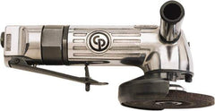 Chicago Pneumatic - 5" Wheel Diam, 12,000 RPM, Pneumatic Angle & Disc Grinder - 16 CFM, Rear Exhaust - Apex Tool & Supply