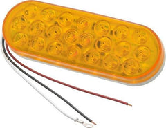 Peterson - Amber Type 1 LED Strobe Lights - LED, 0.67 Amp, 8 Watt, 12 Volt, 6-1/2" Long - Apex Tool & Supply