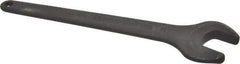 Facom - 32mm Standard Service Open End Wrench - 11-7/32" OAL, Single End, Black Finish, 15° Head Angle - Apex Tool & Supply
