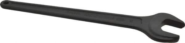Facom - 36mm Standard Service Open End Wrench - 12-13/32" OAL, Single End, Black Finish, 15° Head Angle - Apex Tool & Supply