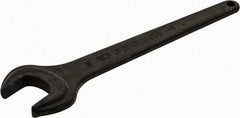 Facom - 46mm Standard Service Open End Wrench - 15-9/16" OAL, Single End, Black Finish, 15° Head Angle - Apex Tool & Supply