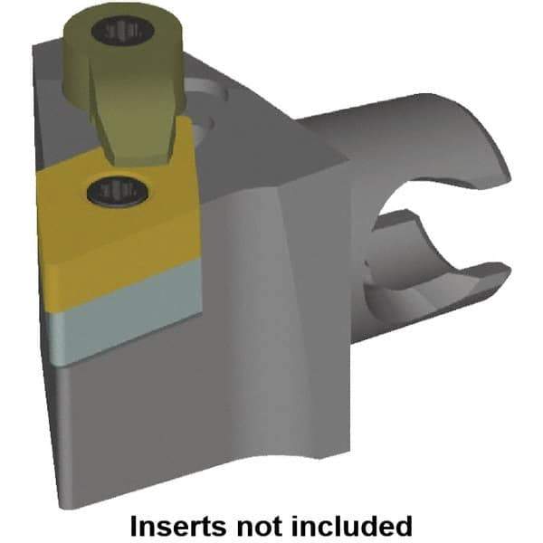 Kennametal - Right Hand Cut, Size KM20, DN.. Insert Compatiblity, Modular Turning & Profiling Cutting Unit Head - 12.5mm Ctr to Cutting Edge, 25mm Head Length, Series KM Mini - Apex Tool & Supply