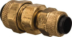 Parker - 3/8 x 1/4" OD, Brass Union - 150 Max Working psi, 0 to 150°F, Comp x Comp Ends - Apex Tool & Supply