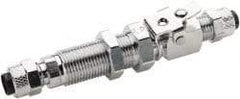 Parker - 3/8" OD, Single End Shutoff Coup - 150 Max Working psi, 0 to 150°F, - Apex Tool & Supply