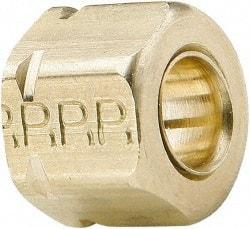 Parker - 3/4" OD, Brass Nut & Sleeve - -65 to 250°F, - Apex Tool & Supply