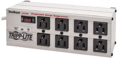 Tripp-Lite - 8 Outlets, 120 VAC15 Amps, 25' Cord, Power Outlet Strip - Floor, Keyhole Mount, 5-15 NEMA Configuration, 3-1/2" Strip - Apex Tool & Supply