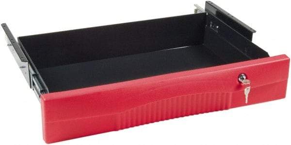 Rubbermaid - 25" Long x 4-5/8" High, Cart Drawer - Use with FG452088, FG454600, FG454610 - Apex Tool & Supply