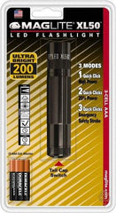 Mag-Lite - LED Bulb, 200 Lumens, Industrial/Tactical Flashlight - Black Aluminum Body, 3 AAA Alkaline Batteries Included - Apex Tool & Supply