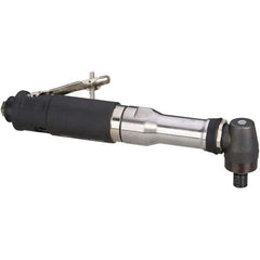 Dynabrade - 1/4" Collet, Angle Handle, Air Angle Die Grinder - 18,000 RPM, Rear Exhaust, 41 CFM, 0.7 hp, 90 psi, 1/4 NPT Inlet - Apex Tool & Supply