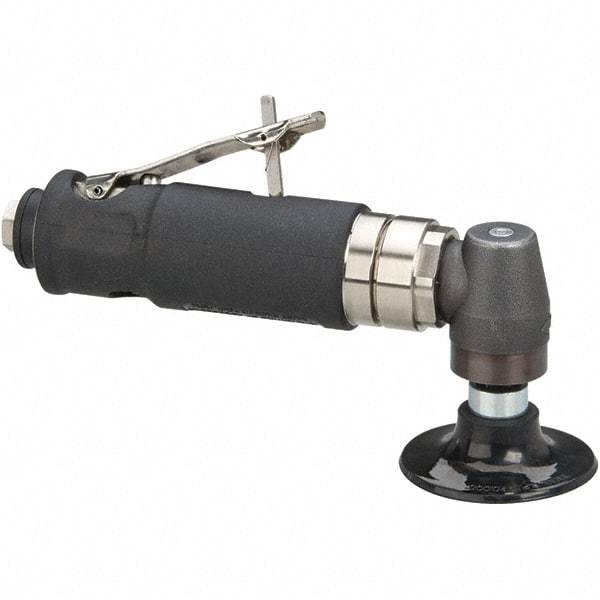 Dynabrade - 4" Max Disc, 12,000 RPM, Pneumatic Handheld Disc Sander - 39 CFM, 1/4 NPT Inlet, 0.7 hp, 90 psi - Apex Tool & Supply