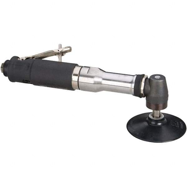 Dynabrade - 4" Max Disc, 12,000 RPM, Pneumatic Handheld Disc Sander - 40 CFM, 1/4 NPT Inlet, 0.7 hp, 90 psi - Apex Tool & Supply