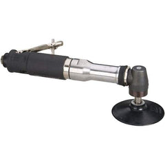 Dynabrade - 4" Max Disc, 12,000 RPM, Pneumatic Handheld Disc Sander - 40 CFM, 1/4 NPT Inlet, 0.7 hp, 90 psi - Apex Tool & Supply