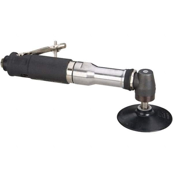 Dynabrade - 4" Max Disc, 12,000 RPM, Pneumatic Handheld Disc Sander - 40 CFM, 1/4 NPT Inlet, 0.7 hp, 90 psi - Apex Tool & Supply