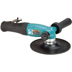 Dynabrade - 7" Max Disc, 8,500 RPM, Pneumatic Handheld Disc Sander - 40 CFM, 3/8" Inlet, 1.3 hp, 90 psi - Apex Tool & Supply