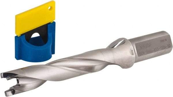 Iscar - 0.866" to 0.902" Diam, 5xD, 4.33" Max Depth, 1" Shank Diam, 7.9" OAL, Replaceable-Tip Drill - FCP, ICK, ICK-2M, ICM, ICP, iCP-2M Insert, 63104426 Toolholder, Series SumoCham - Apex Tool & Supply