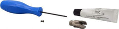 Iscar - 1/2" Cut Diam, 0.44" Max Depth of Cut, 1.1" OAL, Indexable Ball Nose End Mill - 0.78" Head Length, T08 Modular Connection, BCM-MM Toolholder, BCR... Insert - Apex Tool & Supply