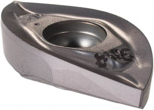Iscar - BCR100 QT Grade IC908 Carbide Milling Insert - TiAlN Finish, 0.17" Thick, 1/2" Corner Radius - Apex Tool & Supply
