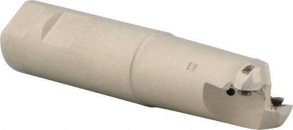 Iscar - 1" Cut Diam, 0.06" Max Depth, 1" Shank Diam, Weldon Shank Indexable High-Feed End Mill - Screw Holding Method, FF WOMT/WOCT, FF WOMW Insert, FF EW Toolholder, Through Coolant - Apex Tool & Supply