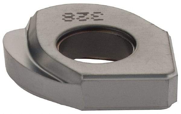 Iscar - HBRD.75 QF Grade IC328 Carbide Milling Insert - TiCN Finish, 0.183" Thick, 3/8" Corner Radius - Apex Tool & Supply