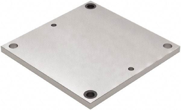 Jergens - 25" Long x 25" Wide Aluminum Fixture Plate - 1" Plate Thickness - Apex Tool & Supply