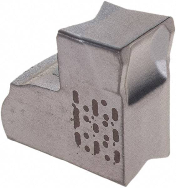 Iscar - TAG4 IC928 Grade, 0.1575" Cutting Width, Carbide Cutoff Insert - Neutral Lead Angle, 0.0094" Cnr Rad, TiAlN Coated, Single End - Apex Tool & Supply