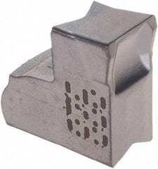 Iscar - TAG4 IC928 Grade, 0.1575" Cutting Width, Carbide Cutoff Insert - Neutral Lead Angle, 0.0094" Cnr Rad, TiAlN Coated, Single End - Apex Tool & Supply