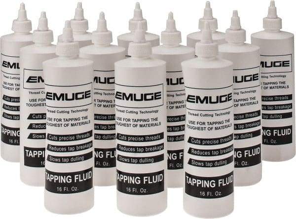Emuge - 16 oz Bottle Tapping Fluid - Synthetic - Apex Tool & Supply