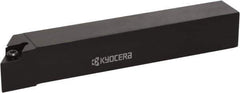 Kyocera - SDJCR, Right Hand Cut, 93° Lead Angle, 3/8" Shank Height x 3/8" Shank Width, Positive Rake Indexable Turning Toolholder - 5" OAL, Multiple Insert Compatibility, Series SDJC - Apex Tool & Supply