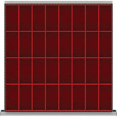 LISTA - 32-Compartment Drawer Divider Layout for 3.15" High Drawers - Apex Tool & Supply