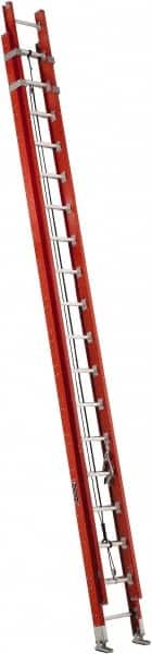 Louisville - 36' High, Type IA Rating, Fiberglass Industrial Extension Ladder - Apex Tool & Supply