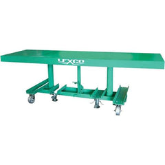 Wesco Industrial Products - 2,000 Lb Capacity Manual Hydraulic Post Lift Table - 30" to 48" Lift Height, 60" Platform Length x 30" Platform Width - Apex Tool & Supply