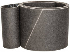 Made in USA - 4" Wide x 106" OAL, 80 Grit, Silicon Carbide Abrasive Belt - Silicon Carbide, Medium, Coated, X/Y Weighted Cloth Backing, Wet/Dry, Series S181 - Apex Tool & Supply