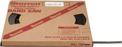 Starrett - 1/2" x 100' x 0.035" Bi-Metal Band Saw Blade Coil Stock - 10 to 14 TPI, Toothed Edge, Straight Form, Raker Set, No Rake Angle, Variable Pitch, Contour Cutting - Apex Tool & Supply