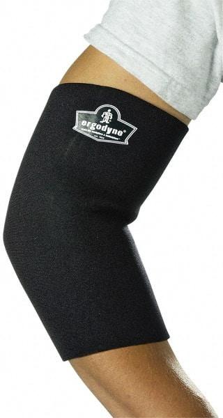 Ergodyne - Size M Neoprene Elbow Sleeve - 10 to 11 Inch, Slip On, Black - Apex Tool & Supply