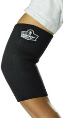 Ergodyne - Size S Neoprene Elbow Sleeve - 9 to 10 Inch, Adjustable Strap, Black - Apex Tool & Supply