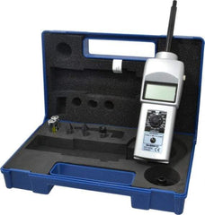 SHIMPO - Accurate up to 0.006 +/- 1% Digit (6 RPM Max) (10,000 to 25,000 RPM), 0.001 RPM Resolution, Contact Tachometer - 7.185 Inch Long x 2.3622 Inch Wide x 1.811 Inch Meter Thick, 0.1 to 25,000 RPM Measurement - Apex Tool & Supply