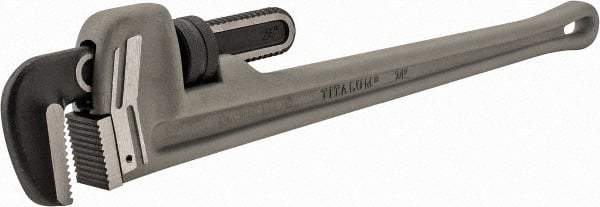 Proto - 24" Aluminum Straight Pipe Wrench - 6" Pipe Capacity - Apex Tool & Supply