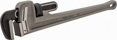 Proto - 24" Aluminum Straight Pipe Wrench - 6" Pipe Capacity - Apex Tool & Supply