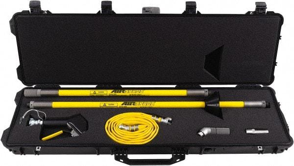 Guardair - Air-Spade Utility/Construction Blow Gun Kit - 3/4 NPT Inlet, 120 Max psi, Fiberglass Hose - Apex Tool & Supply