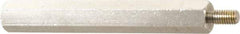 Electro Hardware - #4-40, 1/4" OAL, 3/16" Across Flats, Stainless Steel Hex Male/Female Circuit Board Standoffs - 1/4" Thread Depth, 1/4" Body Length, Passivated Finish - Apex Tool & Supply