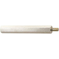 Electro Hardware - #4-40, 1.187" OAL, 1/4" Across Flats, Nylon Male/Female Hex Circuit Board Standoff - Apex Tool & Supply