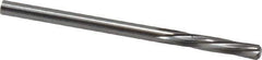 Magafor - #30 Solid Carbide 6 Flute Chucking Reamer - Spiral Flute, 0.1283" Straight Shank, 19/32" Flute Length, 2-1/4" OAL - Apex Tool & Supply