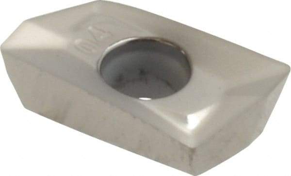 Kennametal - EC1004 LD Grade KC410M Carbide Milling Insert - TiB2 Finish, 0.148" Thick, 0.4mm Corner Radius - Apex Tool & Supply