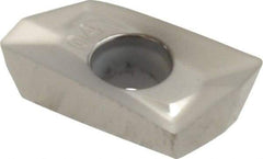 Kennametal - EC1004 LD Grade KC410M Carbide Milling Insert - TiB2 Finish, 0.148" Thick, 0.4mm Corner Radius - Apex Tool & Supply
