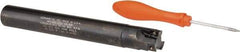 Kennametal - 1" Cut Diam, 0.395" Max Depth of Cut, 1" Shank Diam, 8" OAL, Indexable Square Shoulder End Mill - EC10.., EP10.. Inserts, Cylindrical Shank, 0° Lead Angle, Through Coolant - Apex Tool & Supply