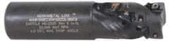 Kennametal - 1" Cut Diam, 0.74" Max Depth of Cut, 1" Shank Diam, 4.8" OAL, Indexable Square Shoulder Helical End Mill - EC10.., EP10.. Inserts, Cylindrical Shank, 0° Lead Angle - Apex Tool & Supply